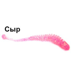 Мягкая приманка Trout Zone Boll 3,2" сыр Розовый c блесткой  