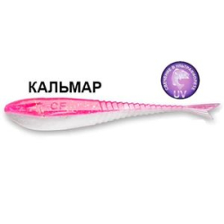 Силиконовая приманка Crazy Fish Glider 5" 37-120-9D-6 кальмар цв. pink snow (розовый снег)
