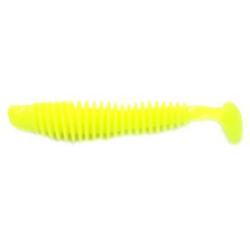 Силиконовая приманка Yaman Pro Arris Shad 4" цвет #02 - Chartreuse (уп. 4 шт.)