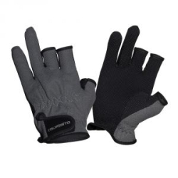 Перчатки рыболовные TSURIBITO SFG-8016, цвет Серый