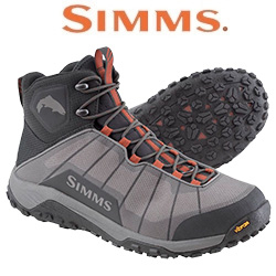 Simms Flyweight Boot - Vibram, Steel Grey