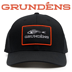 Grundens Fish Bones Trucker 312, Black/Charchoal