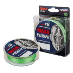Леска плетёная AKKOI Mask Power X6-150 (green) d0,12mm