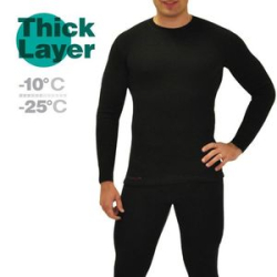 Фуфайка мужская Mottomo Thick Layer L черный