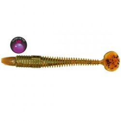 Силиконовая приманка виброхвост RuBaits Dart Ribster - RBDR106SC02 - Крокодил УФ