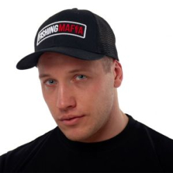 Бейсболка для рыбалки и охоты Fish Games (цвет Черный FishingMafia)