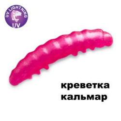 Силиконовая приманка Crazy Fish MF H-Worm Inline 1.1" 20 шт (2*10) 63-28-101-7-EF креветка+кальмар цв. 101