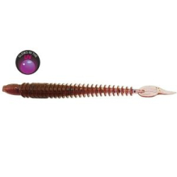 Силиконовая приманка червяк RuBaits Street Worm Slug - RBWS120Vi03 - Смородина какао УФ