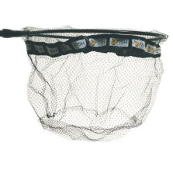 Голова для подсачека "Fish Crystal" 40 х 35 х 27см (Д х Ш х Г), сетка леска, ячейка 7 мм, рамка карбон, вес 125 гр.