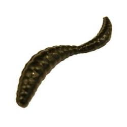 Мягкая приманка Trout Zone Double Maggot 1,1+0,7" (12 шт) черный сыр