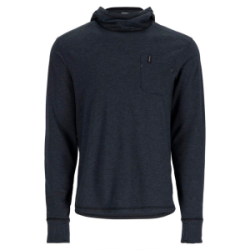 Футболка Simms Henry's Fork Hoody, Black Heather, M