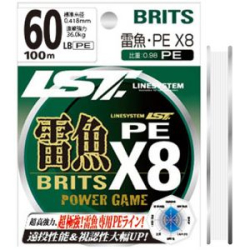 Шнур плетёный LineSystem Raigyo Britz PE X8 White 80m 80LB