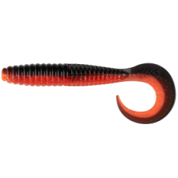 Силиконовая приманка @SnastiZdraste Твистер 12см #010-Гнилая Морковь (4шт)