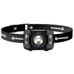 Фонарь налобный сенсорный 380 LM, IP44, USB Nisus Pro (N-FN-HL18)