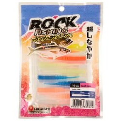 Силиконовая приманка Higashi Leech Worm 2" цвет #Mix 1