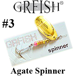 GRFish Agate Spinner #3 7g