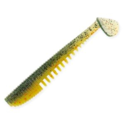 Силиконовая приманка Akara Ribtail 3.5 9см цвет 438 (4 шт.)