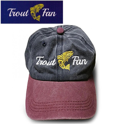 Trout Fan Logo Cap Navy/Red