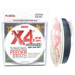 Шнур плетенный Kaida X4 Feeder #0.10