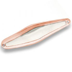 Блесна колеблющаяся Akara Legend Prohorovka со вставкой 80 мм 32 гр. цвет Cu(Sil)