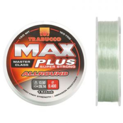 Леска Trabucco Max Plus Allround, Clear Light Green 150m - 0.35mm 10.50kg