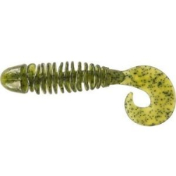 Мягкая приманка Allvega Bony Grub 8см 5,2г цв. Green pumpkin