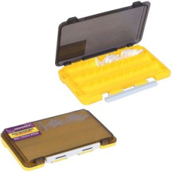 Коробка Kosadaka TB-S63A-Y, 17,5*10,5*2см 3 продольные секции + доп. вставки, жёлтая