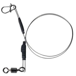 Поводок BKK 7x7 Wire leader-Allround (Duolock Snap) (D-BC-0057) - 25cm, 30kg (2шт)