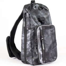 Сумка-рюкзак рыболовная Yaman Sling Shoulder Bag, 44х24х17 см, цв. серый камуфляж