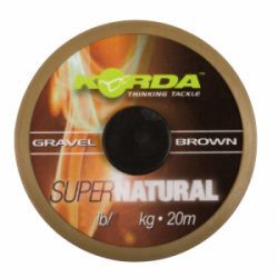 Поводковый материал Korda Super Natural Gravel Brown 25lb 20м KSNB25