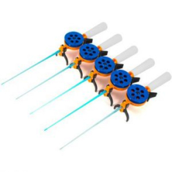 Удочка зимняя Яман "BR-65", с пенопласт. ручкой, цвет в ассорт. 