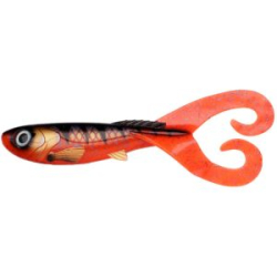 Приманка мягкая Abu Garcia Beast Twintail 21cm 4шт #Red Tiger