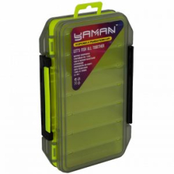 Коробка Yaman 2х-сторонняя для воблеров (12 отделений), 200х125х38 мм
