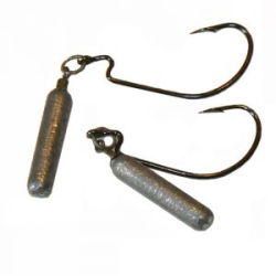 Джиг-риг на офсетном крючке №1 4 гр.