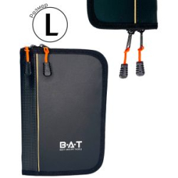 Пенал BAT универсальный с изолоном черный карбон (L) (230*160*40)