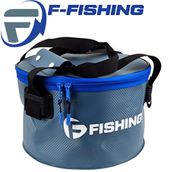 F-Fishing Ведро для прикормки с крышкой EVA 30х18см