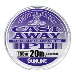 Шнур плетеный Sunline Cast Away PE HG 150m #0.6/10LB