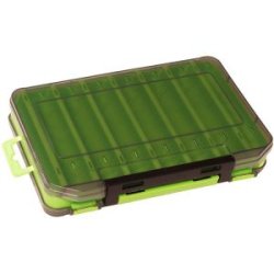 Коробка для воблеров Kosadaka TB-S31D-GRN, 20*13.5*3.5см, двухсторонняя, зелёная