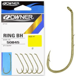 Крючок Owner Ring BH Oxidized gold №1/0 5шт