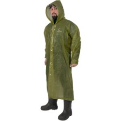 Плащ-дождевик Следопыт, EVA, 76х130 см., на кнопках, с капюшоном, цв. army green, р. 56-58