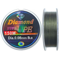 Леска плетеная Grows Culture Diamond Super 150m 0.08mm