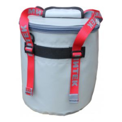 Сумка-Термос Митек круг (Ø 30см Н-30см) с крышкой (серый)