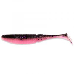 Силиконовая приманка Herakles Ghost Shad 10cm цвет SMOKE / PINK SHAD