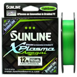 Плетёный шнур Sunline X-Plasma Asegai 165YD (Light Green) 150m 25LB/#2.5