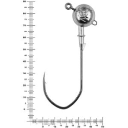 Призёр джиг-головка Stinger Eye Jig 48 гр, кр-к VD-074 №8/0, 3 шт/уп