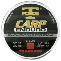 Леска Trabucco T-Force Carp Enduro, Dark Green Grey 300m - 0.309mm 11.95kg