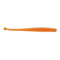 Силиконовая приманка River Lynx Rib Worm цв. #104 orange Оранжевый