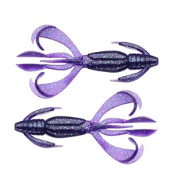 Силиконовая приманка Keitech Crazy Flapper 2.8" - EA#04 Violet