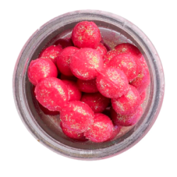 Форелевая приманка икра плавающая с блестками Berkley Sparkle Floating Power Eggs Magnum Pink/Scales