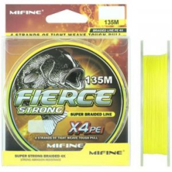 Леска плетёная Mifine Fierce Strong X4 Pe 135m 50003-18